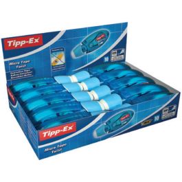 Cinta Correctora TIPP-EX Micro Tape Twist Azul Plástico (10 Piezas) (10 Unidades)