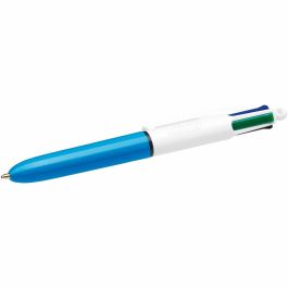 Boligrafo de tinta líquida Bic Mini 4Colours Azul Blanco 0,32 mm (12 Piezas)