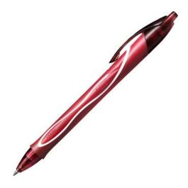 Bic Bolígrafo Tinta De Gel Retráctil Gel-Ocity Quick Dry Rojo