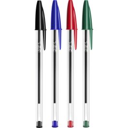 Boligrafo de tinta líquida Bic 929081 1 mm Azul Multicolor (20 Unidades)