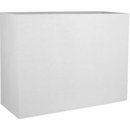 EDA PLASTIQUE Caja de flores Muret Loft Graphit - 46 L - 78.5 x 29.5 x 60 cm - Ceruse blanco