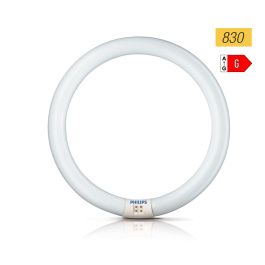 Tubo fluorescente circular 40w ø40cm trifosforo 3000k luz calida philips