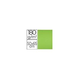 Cartulina Liderpapel 50x65 cm 180 gr-M2 Verde Hierba 125 unidades