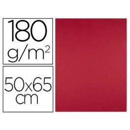 Cartulina Liderpapel 50x65 cm 180 gr-M2 Rojo Navidad 125 unidades