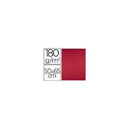 Cartulina Liderpapel 50x65 cm 180 gr-M2 Rojo Navidad 125 unidades