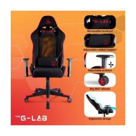 THE G-LAB Gaming Chair Ergonomic-Size XL - Red (Ks-Oxygen-XL-Red)