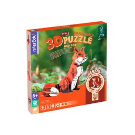Mini Puzzle 3D Zorro Rojo Me4114 Mieredu