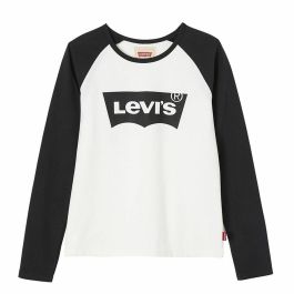 Camiseta de Manga Larga Infantil Levi's Brianza Blanco