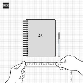 Finocam Agenda Anual Tempus Espiral 4º-155x217 mm 1Dp Burdeos 2025