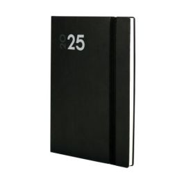 Agenda 2025 Dynamic Mara Y10 140X204Mm Semana Vista Vertical Negro Finocam 621126025