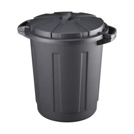 Cubo de basura de comunidad 80 litros color negro con tapa mondex Precio: 21.99000034. SKU: B1KH6YHH3R
