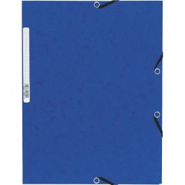 Exacompta Carpeta Cartón Lustrado 355 gr Tres Solapas Gomas A4 Azul -10U- Precio: 11.49999972. SKU: B1KCR8WY9Z