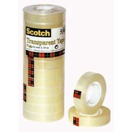Cinta Adhesiva Scotch Transparente 12 Piezas 12 x 33 mm Precio: 13.95000046. SKU: S8417328