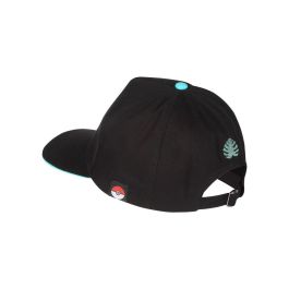 Gorra Unisex Pokémon Bulbasaur Badge 58 cm Negro Talla única