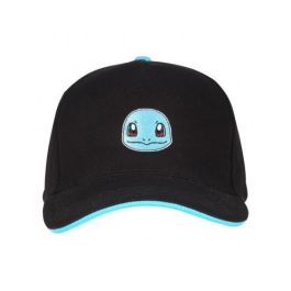 Gorra Unisex Pokémon Squirtle Badge 58 cm Negro Talla única