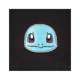 Gorra Unisex Pokémon Squirtle Badge 58 cm Negro Talla única