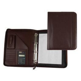 Carpeta Portafolios Q-Connect Cremallera 4 Anillas 20 mm Concalculadora Con Bolsa Para Movil Color Marron 260x355 mm Precio: 31.95000039. SKU: B1EX6DDN8W