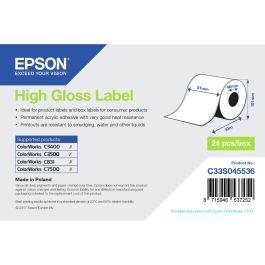 Etiquetas para Impresora Epson C33S045536 (1 unidad) Precio: 22.869000423499998. SKU: B1E9X8BDGE