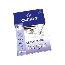 Bloc Dibujo Multitecnicas Canson Imagine Din A4 Encolado Liso 21x29,7 cm 50 Hojas 200 gr-M2 Precio: 13.50000025. SKU: B1427TNMF3