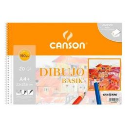 Canson Bloc Dibujo Basik Espiral 20H A4+ 150 gr Microperforado Pack 10 Ud Blanco Natural Precio: 38.50000024. SKU: S8403174