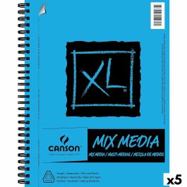 Bloc de dibujo Canson XL Mix Media Blanco A4 Papel 5 Unidades 30 Hojas 300 g/m² Precio: 35.196694. SKU: S8423494