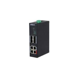 (Dh-Hs4408-4Et-96) Dahua Switch4 Puertos 10/100 + 4Sfp Gigabit 96W Managed L2 Hardened Poe