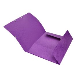 Carpeta Q-Connect Gomas Kf02171 Carton Simil-Prespan Solapas 320x243 mm Violeta