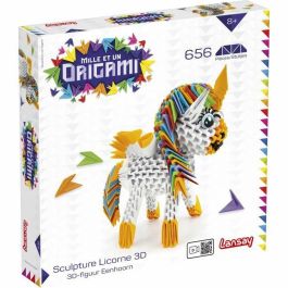 Juego de Manualidades con Papel Lansay Unicorn 3D