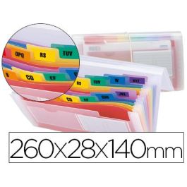 Carpeta Liderpapel Clasificador Fuelle 43804 Polipropileno Para Letras Y Cheques Spectrafile 13 Dpto Precio: 4.49999968. SKU: B143LZNX8W