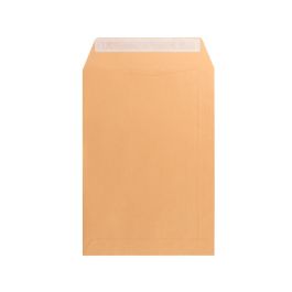 Sobre Liderpapel Bolsa N.6 Kraft Cuarto Prolongado 184x261 mm Tira De Silicona Caja De 250 Unidades