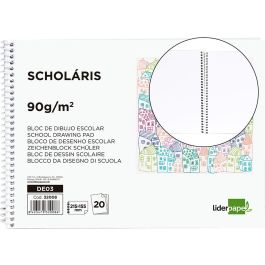 Bloc Dibujo Liderpapel Escolar Espiral 155x215 mm 20 Hojas 90 gr-M2 Sin Recuadro 5 unidades Precio: 6.5. SKU: B1HRKMMKKC