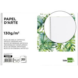 Bloc Dibujo Liderpapel Artistico Espiral 460x325 mm 20 Hojas 130 gr-M2 Sin Recambio Perforado