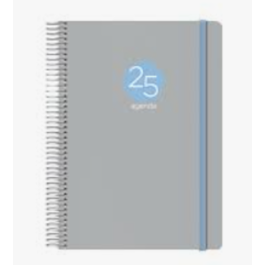 Dohe Agenda anual memphis espiral dia página 15x21 cm gris 2023 Precio: 19.89000057. SKU: S8404154