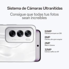 Oppo Reno 12 5G Smartphone 256GB 12GB RAM Plata con Pantalla AMOLED de 6.7 Pulgadas y Batería de 5000mAh