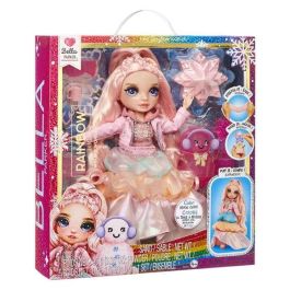 Muñeca rainbow high winter wonderland rosa 22 cm. listas para la nieve! incluye un kit para hacer tu propio muñeco de nieve.