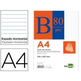 Bloc Notas Liderpapel Horizontal A4 80 Hojas 60 gr-M2 Encolado Precio: 2.50000036. SKU: B1HBZ3BTVH