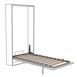 HERRAJES FAB.NACIONAL R++ Somier Vertical con Pata Basculante 135x190 cm para Cama Abatible de Mueble Precio: 327.69000022. SKU: B17JPCGF9T