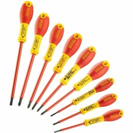 Juego de 10 Destornilladores - STANLEY FATMAX - FMHT62573-0 - Aislados 1000V - Electricista + Phillips + Pozidriv + Tester Precio: 68.3650001815. SKU: B1E69RS756