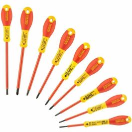 Juego de 10 Destornilladores - STANLEY FATMAX - FMHT62573-0 - Aislados 1000V - Electricista + Phillips + Pozidriv + Tester