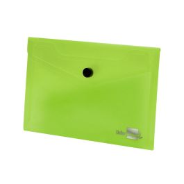 Carpeta Liderpapel Dossier Broche 44233 Polipropileno Din A6 Verde Translucido 12 unidades