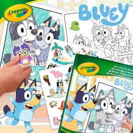 Libro Para Colorear + Stickers Bluey 04-2664 Crayola