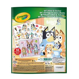 Libro Para Colorear + Stickers Bluey 04-2664 Crayola