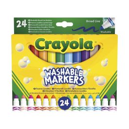 24 Rotuladores Súper Lavables Maxi Punta 58-6570 Crayola Precio: 9.5000004. SKU: B1G44D4LMA