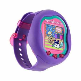 Bandai  Tamagotchi Uni  Tamagotchi conectado con pulsera de reloj  Mascota virtual  Modelo rosa  43351