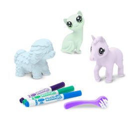 Washimals Pets Set 3 Mascotas Color Pastel 74-7511 Crayola