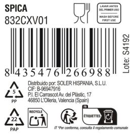 La Mediterranea Vaso Spica de 290 cc en color Verde, con un diámetro de 8 cm y altura de 10 cm, peso de 270 gramos. (48 Unidades) La Mediterranea Vaso Spica de 290 cc en color Verde, con un diámetro de 8 cm y altura de 10 cm, peso de 270 gramos. (48 Unidades)