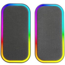 Mars Gaming Altavoces MS-OM 20W Bluetooth 5.3 RGB Control de Sonido Envolvente AUX-IN