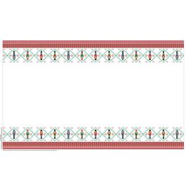 DKD Home Decor Mantel de Mesa para Navidad Moderno con Diseño Cascanueces, Poliéster, 250x150 cm, Rojo y Verde, Set 9 Piezas, 8 Servicios Precio: 25.69000005. SKU: B19RM44XMQ