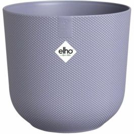 Elho 2941461990141 Juego de 3 Macetas Redondas Jazz - Lila y Blanco - Ø14, Ø16, Ø19 cm - 7 Litros
