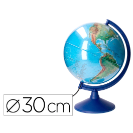 Liderpapel Globo terráqueo con luz físico y político escribible diámetro 30 cm Precio: 37.59000036. SKU: B12FTSV82F